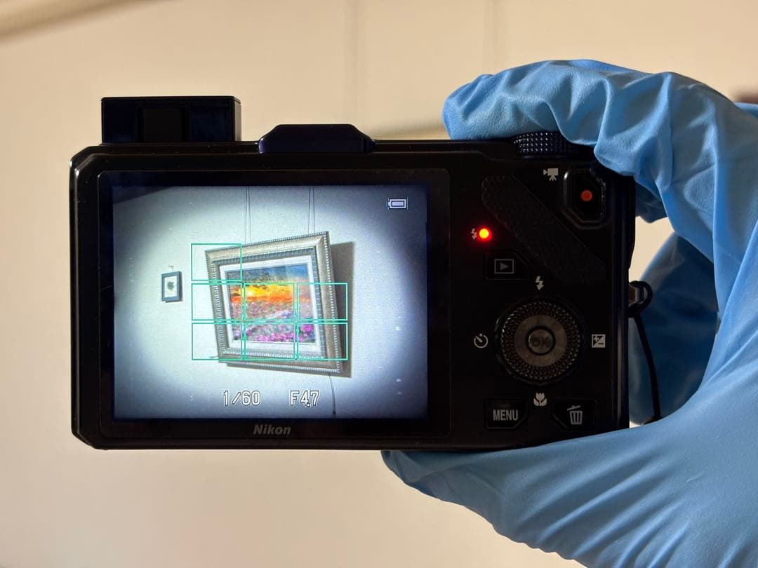 Nikon COOLPIX S9300 ブルー ボタン操作誤認識、液晶難あり