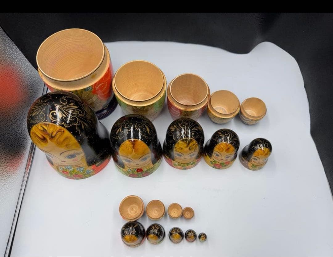 1993年アーティスト　マトリョーシカ　10組 長期保存、本品のみ。現状