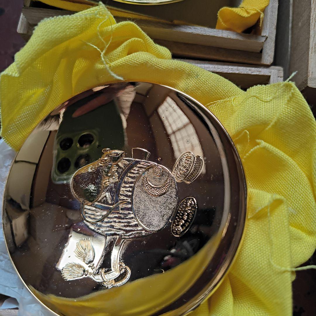 24KGP金杯金盃干支 1１枚セット