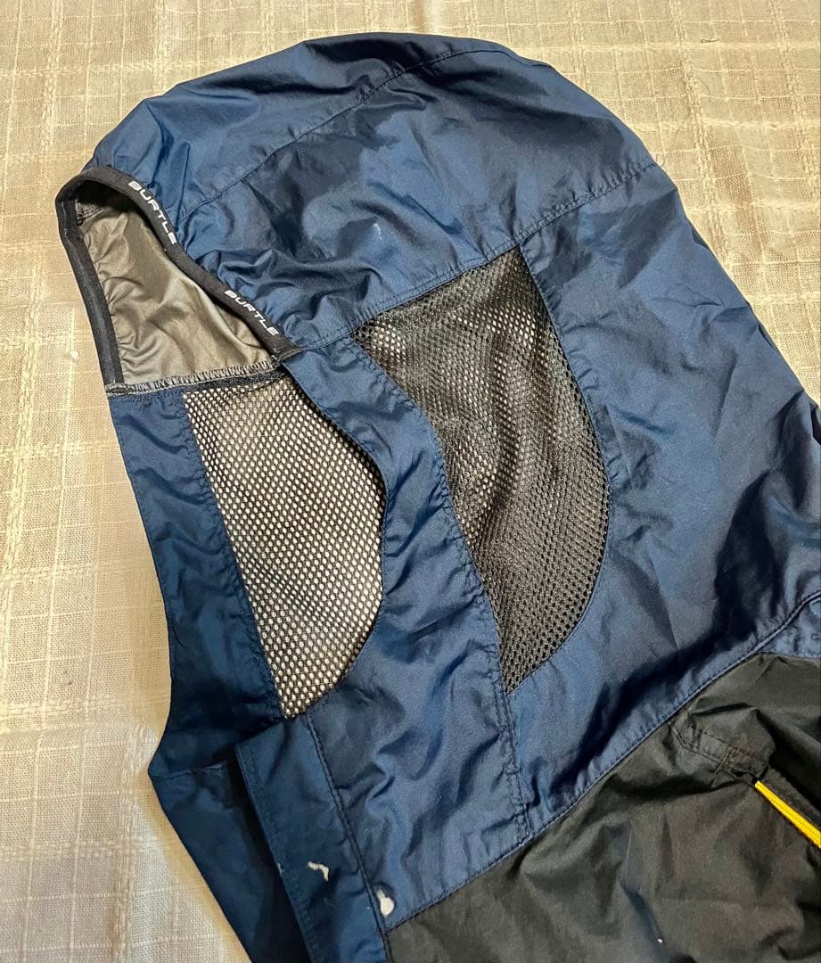 Burtle空調服 ネイビー/ブラックベスト　空調ファン、バッテリー　③