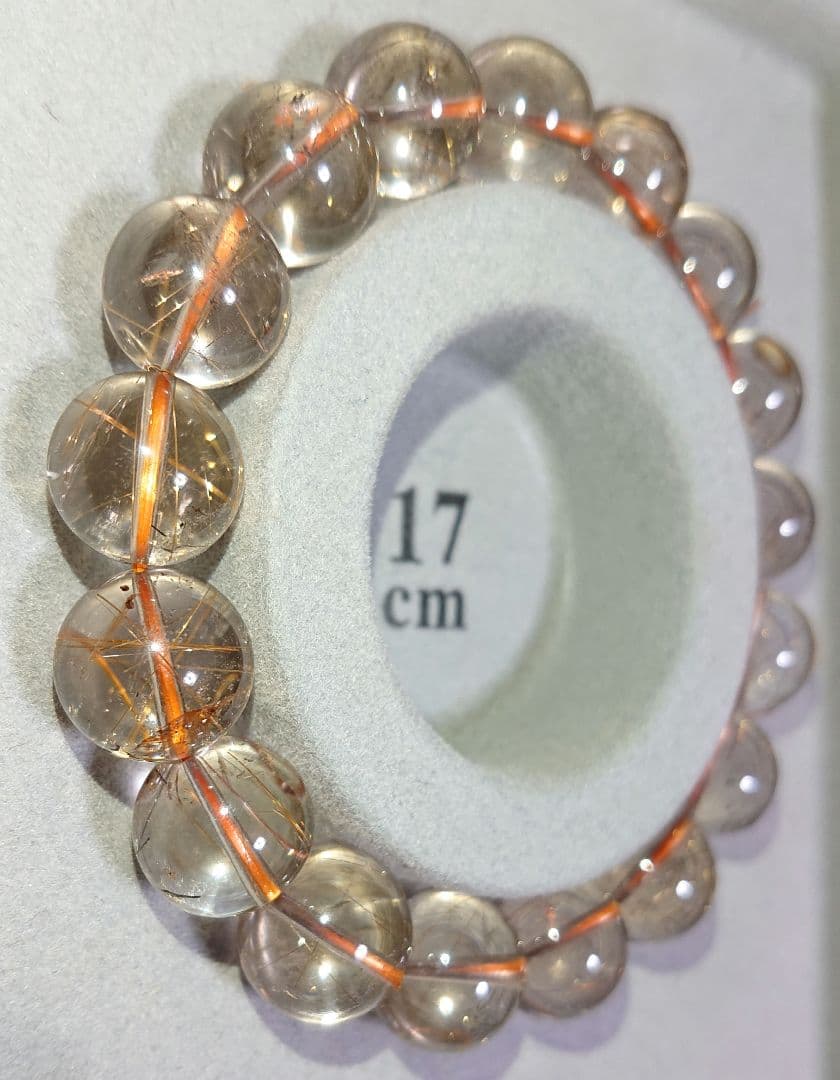 天然石オレンジルチル12mm④