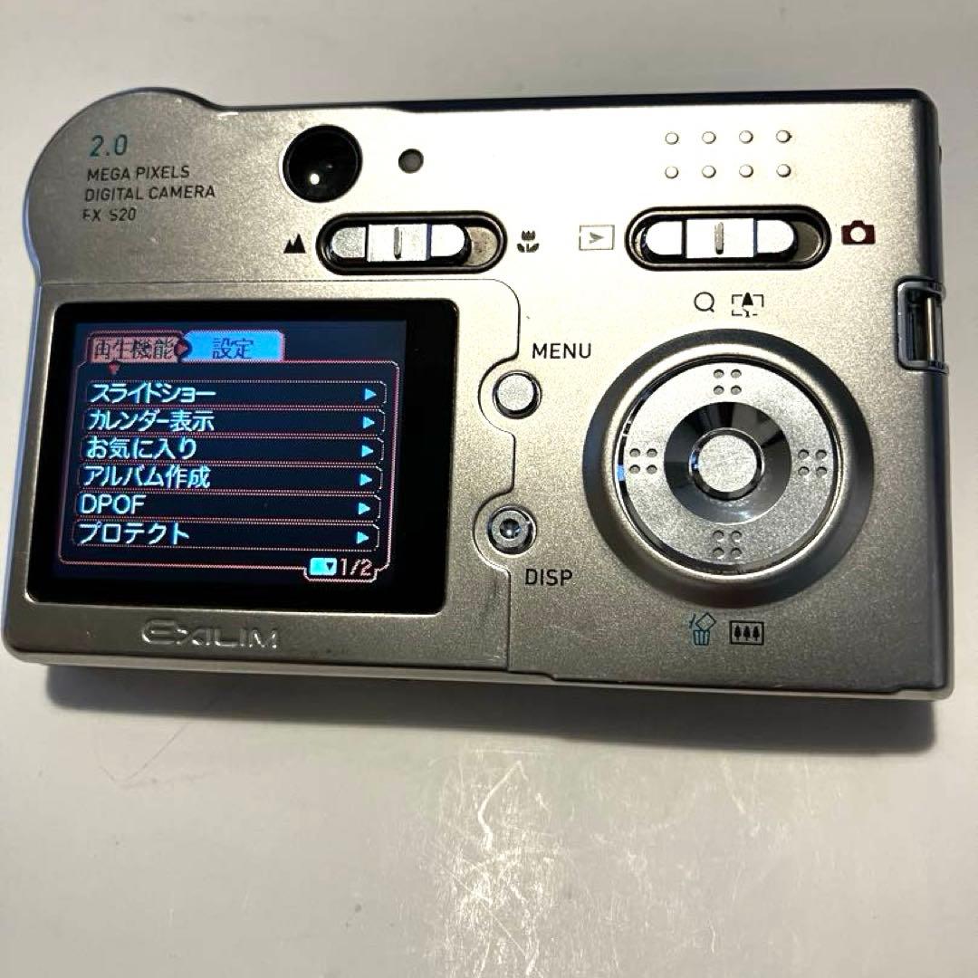 CASIO EX-S20 コンパクトデジタルカメラ【カードサイズの小型】