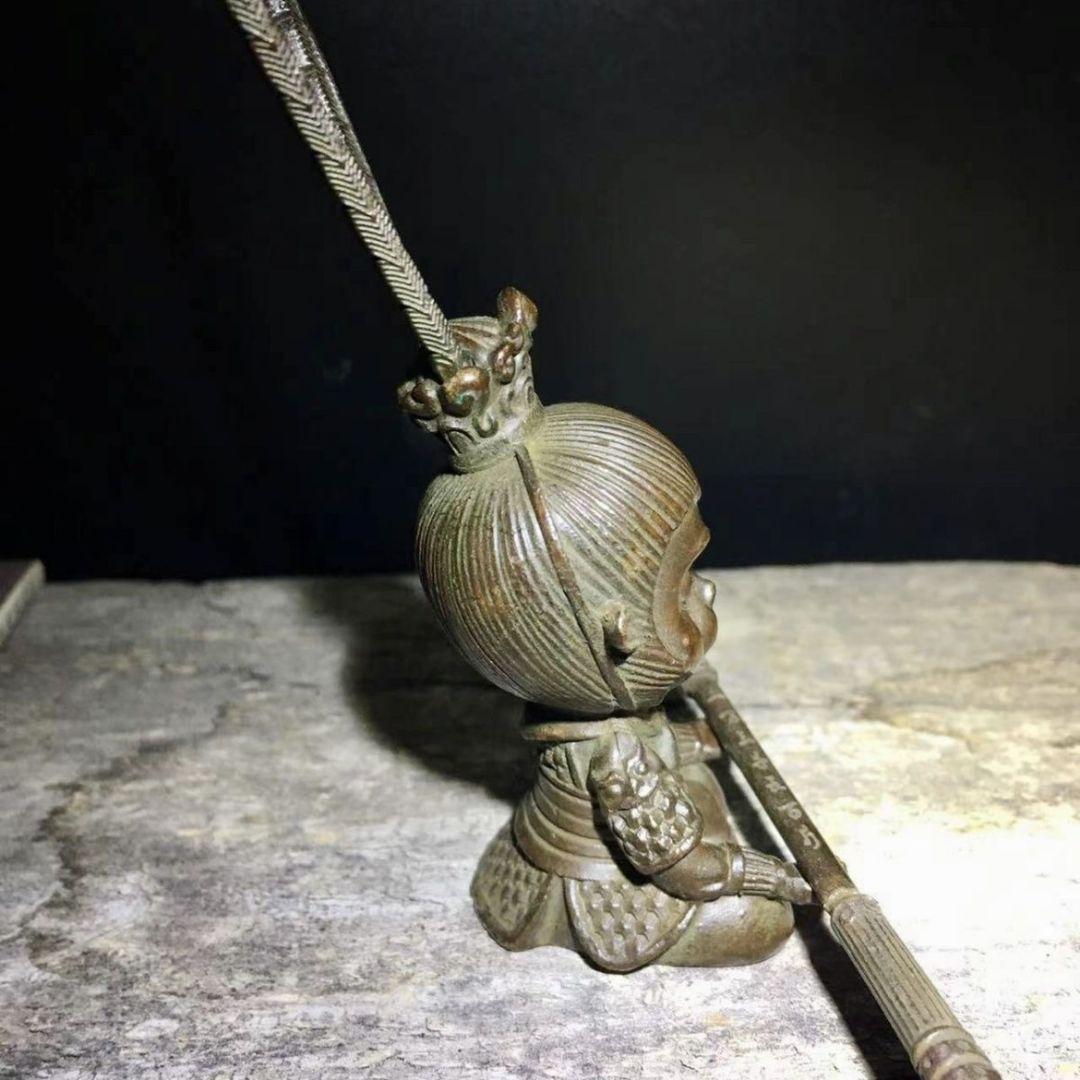 斉天大聖 静思 仏像 悟道 家の 置物 茶道具 工芸品 美術品