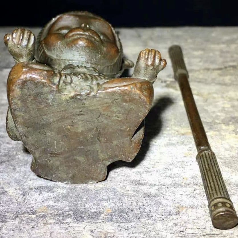 斉天大聖 静思 仏像 悟道 家の 置物 茶道具 工芸品 美術品