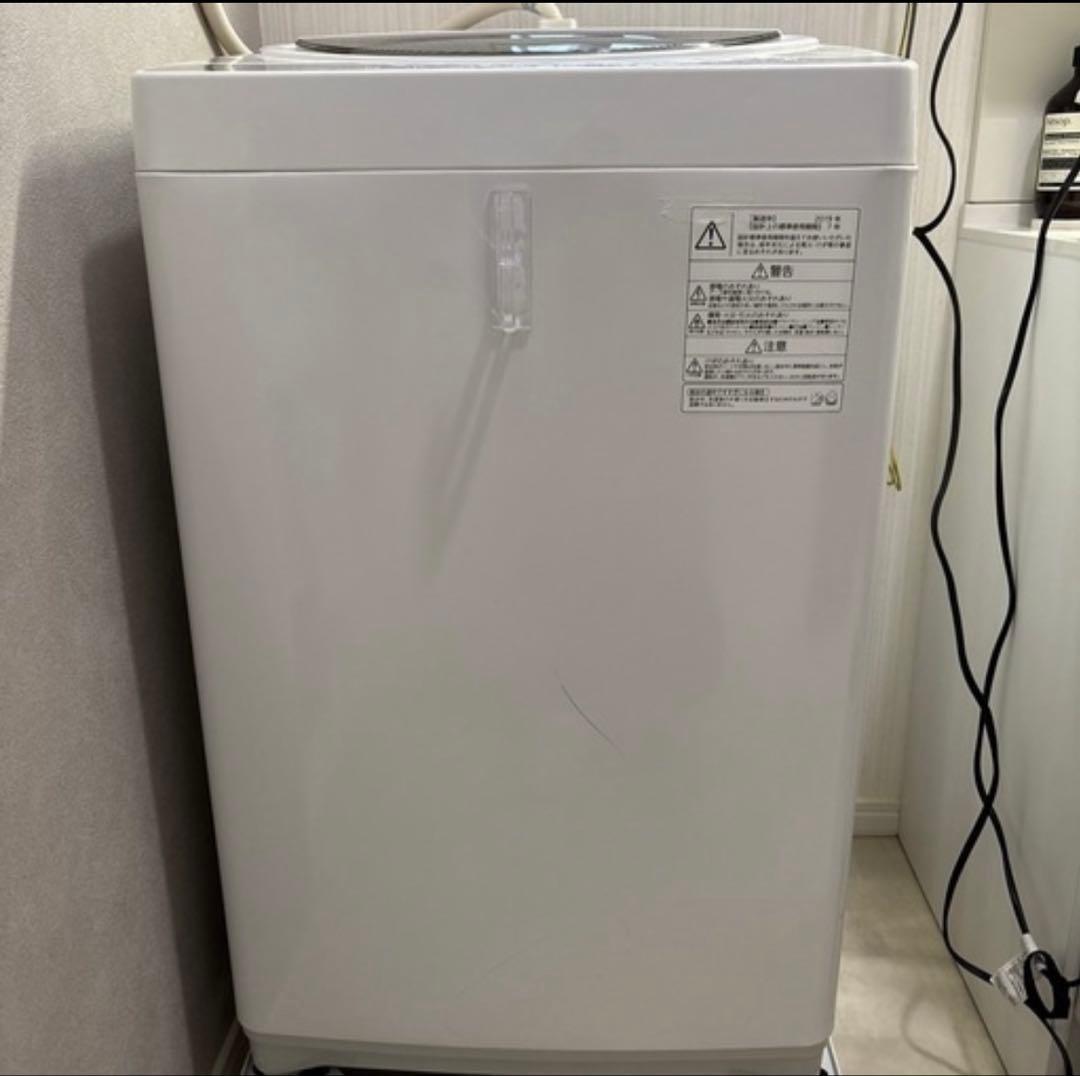 東芝洗濯機　6kg TOSHIBA 2019年製　AW-6G6(W)