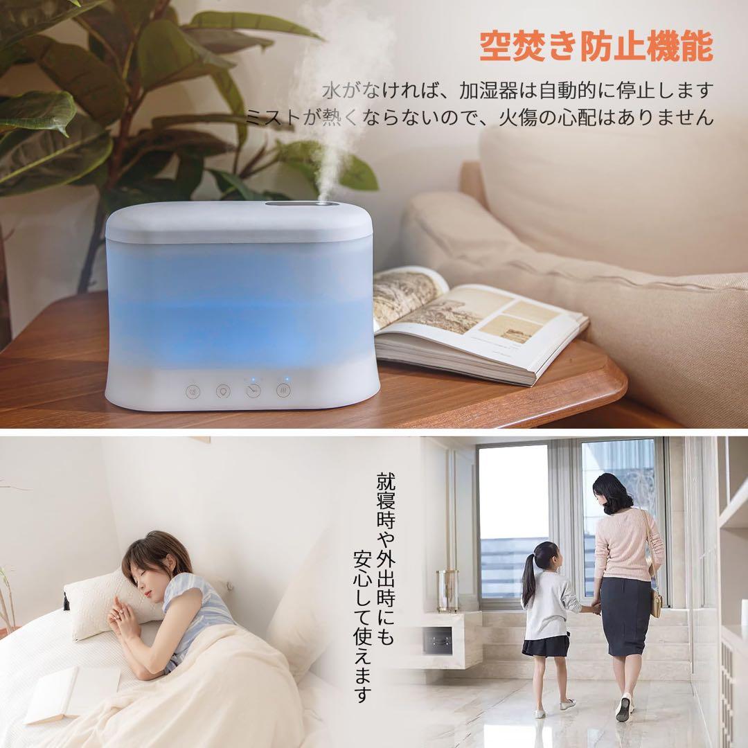 YOGIN 加湿器 卓上 アロマディフューザー 小型 カートリッジ付き