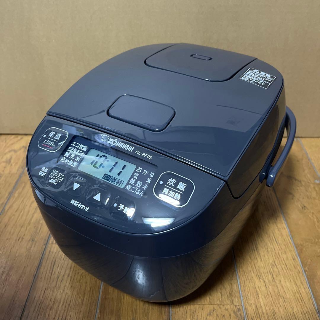 2025年モデル 象印マホービン 炊飯器 3合 NL-BF05 ソフトブラック
