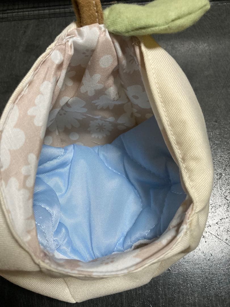 モモンガ　果物ポーチ　夏用　接触冷感ブランケット付き
