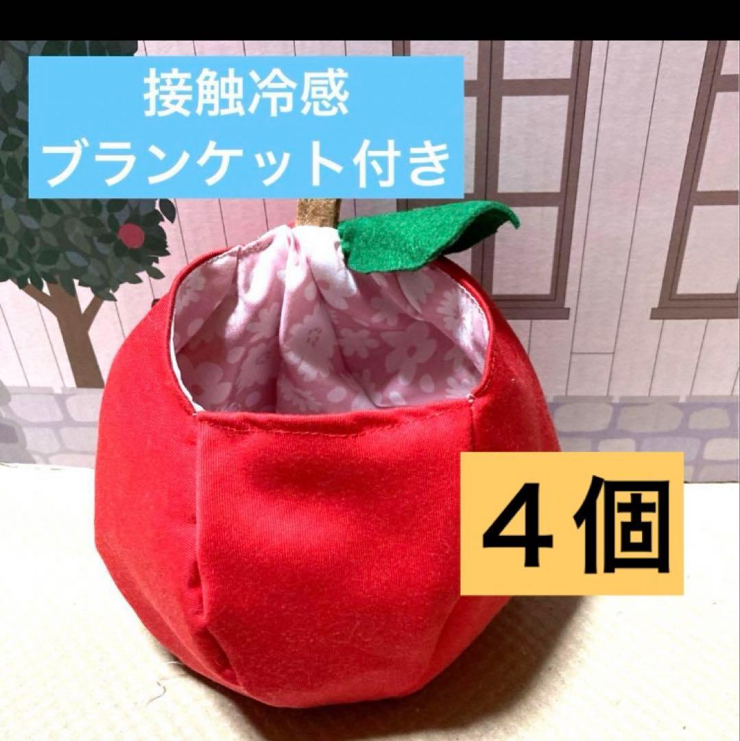 モモンガ　果物ポーチ　夏用　接触冷感ブランケット付き