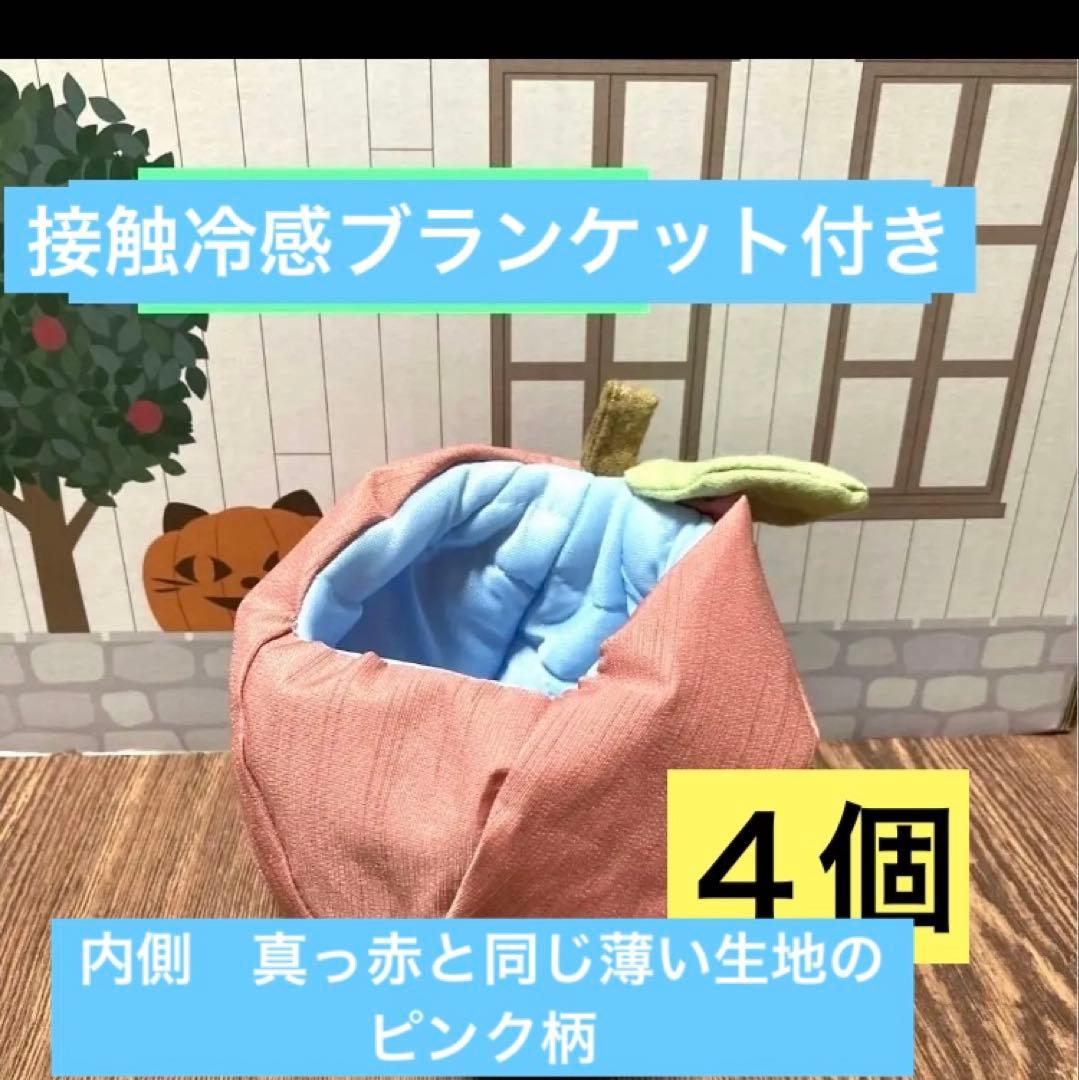 モモンガ　果物ポーチ　夏用　接触冷感ブランケット付き