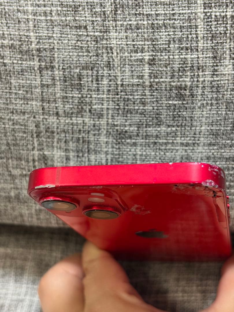 ジャンク品　iPhone14 128GB　本体　背面割れ