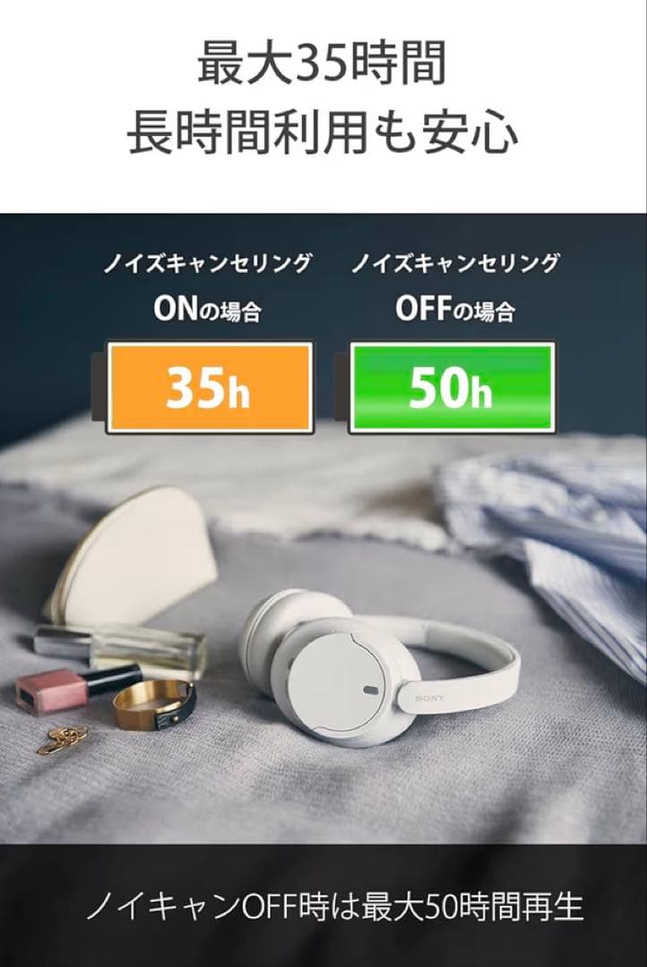 ソニー（SONY） ワイヤレスノイズキャンセリングヘッドホン WH-CH720N