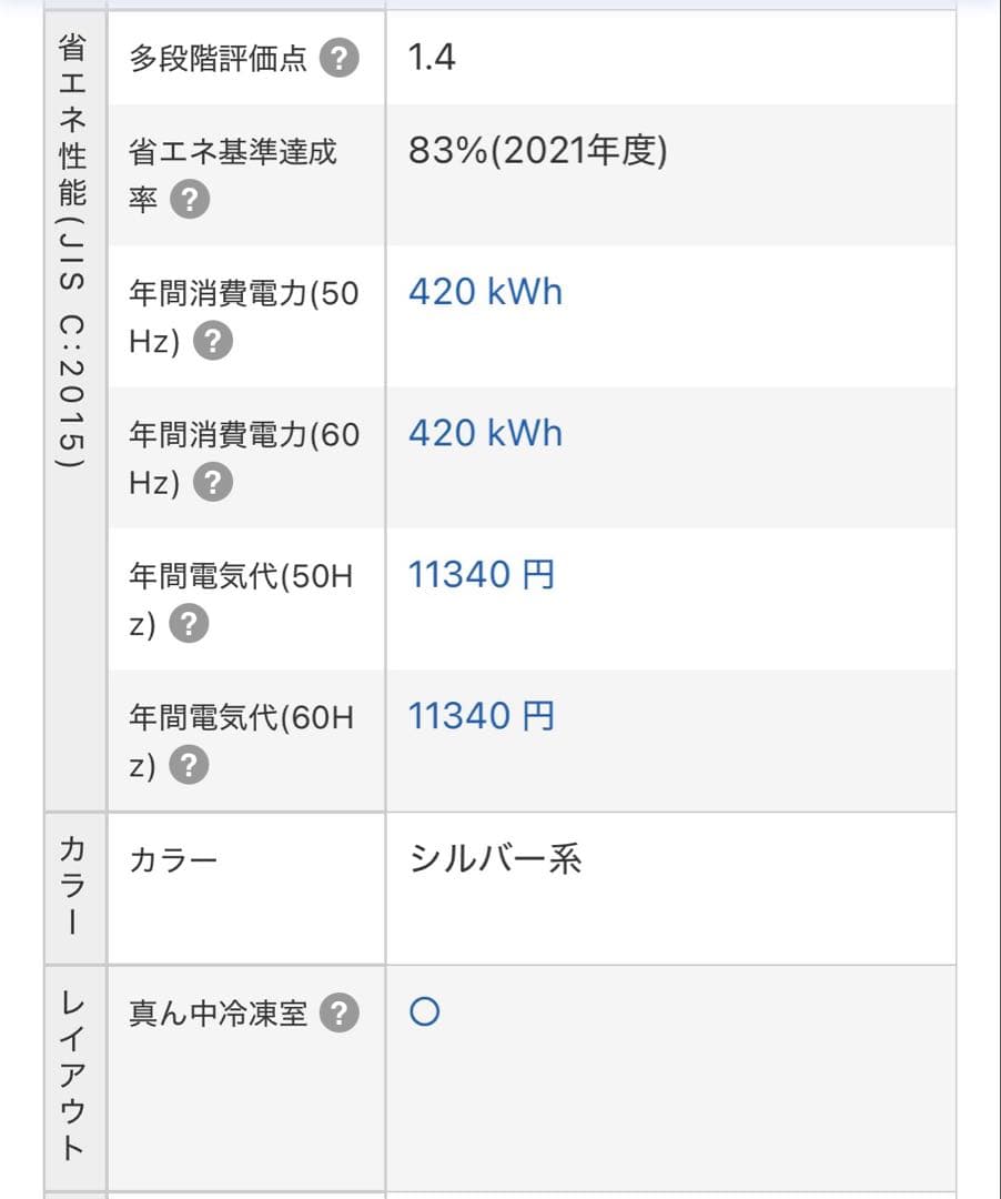 SHARP 冷蔵庫 SJ-W351E-S 350L