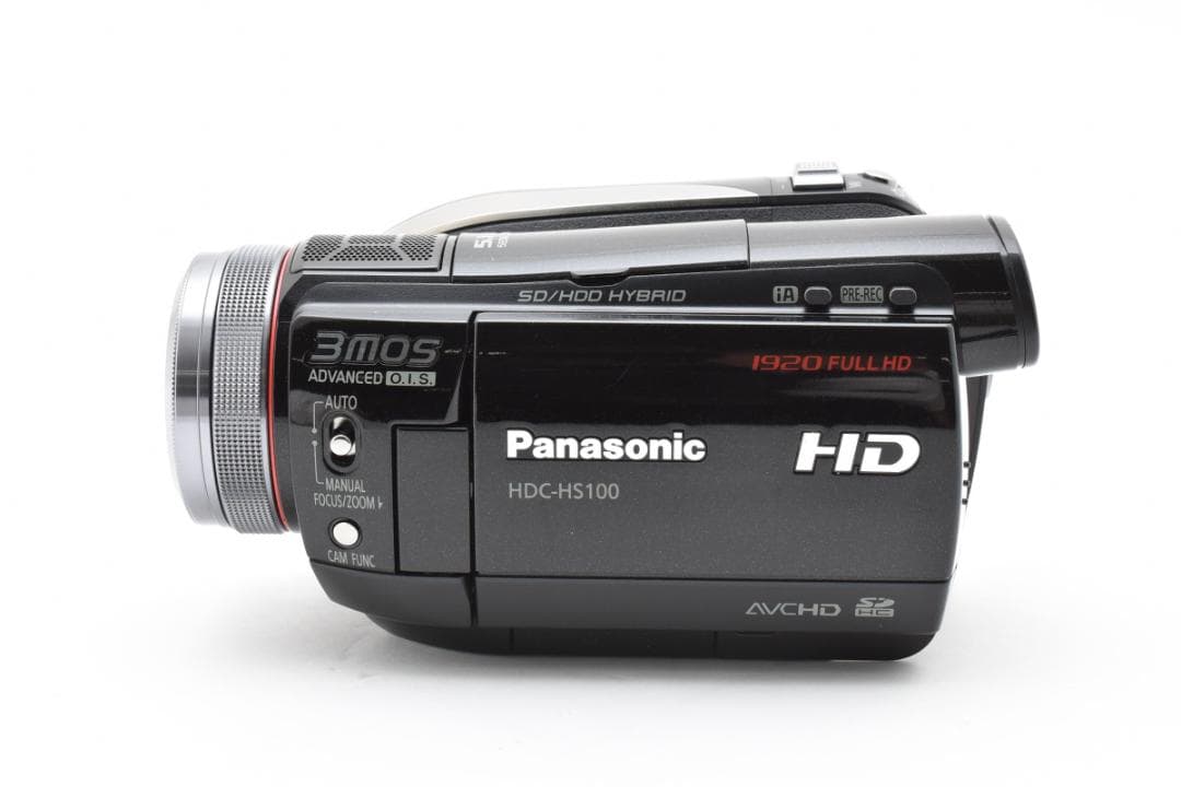 Panasonic／デジタルビデオ HDC-HS100 バッテリー・充電器付