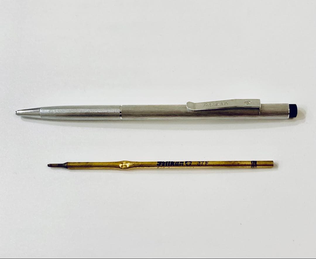 ドイツ製◆ペリカン 高級ボールペン バウハウスデザイン Pelikan シルバー