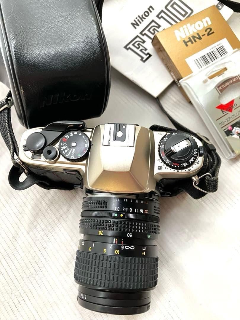 Nikon FE2 フィルムカメラ、クローズアップレンズ、レンズカバーセット