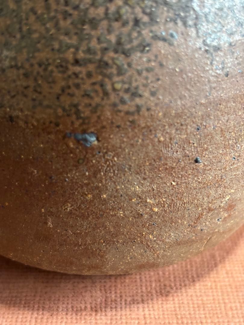 古唐津彫唐津灰釉茶筅徳利