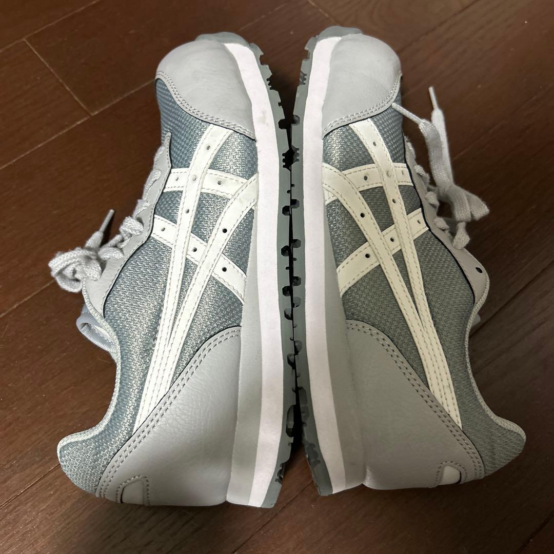asics アシックス　安全靴　レディース　美品　23.5cm グレー