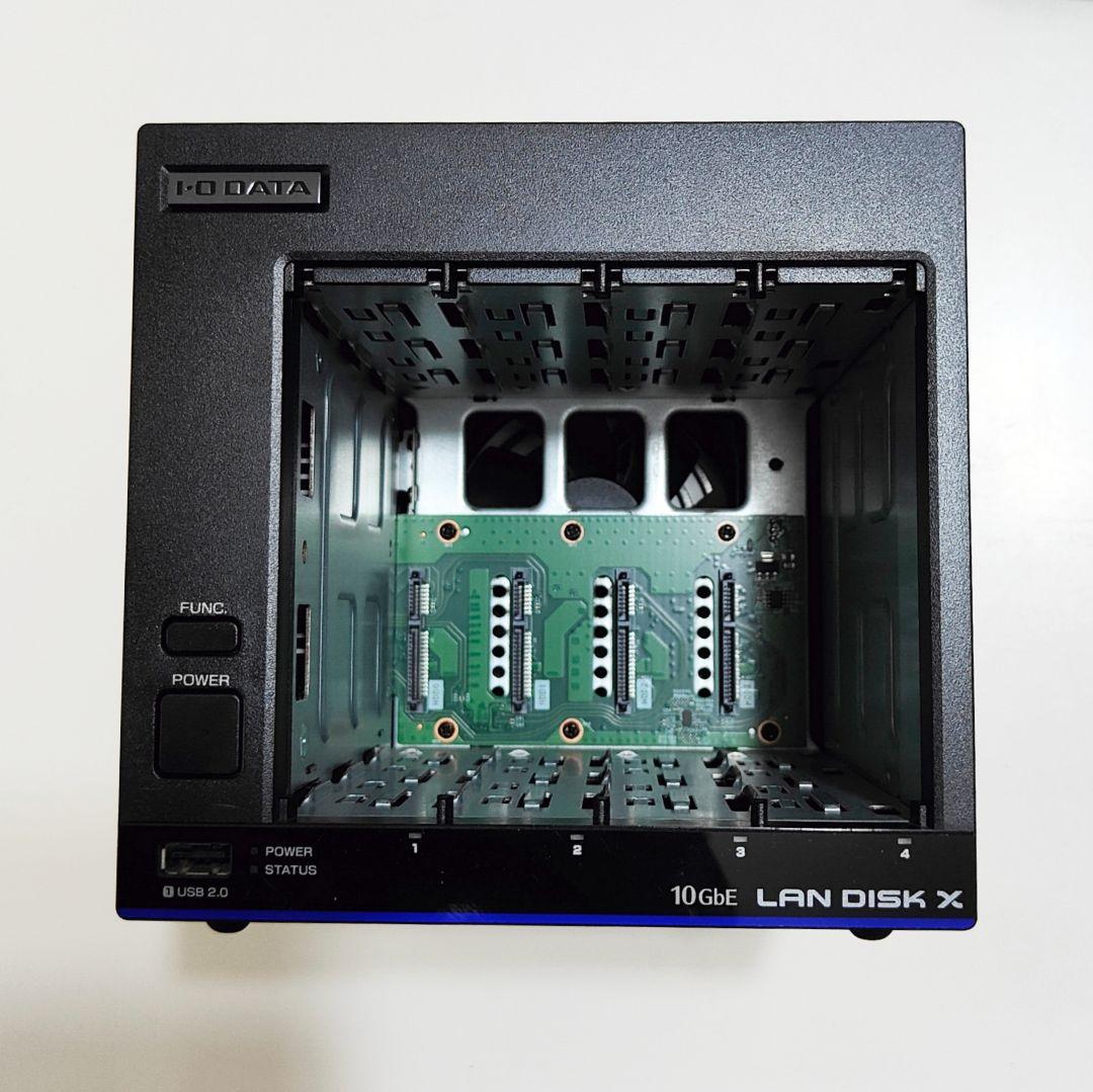 美品 NAS IODATA HDL4-XA 10GbE HDD 4ベイ 4TB