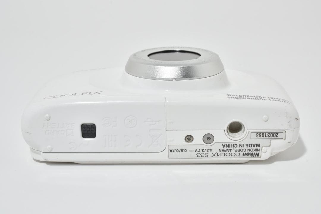 ニコン　Nikon COOLPIX S33 ホワイト #2-36