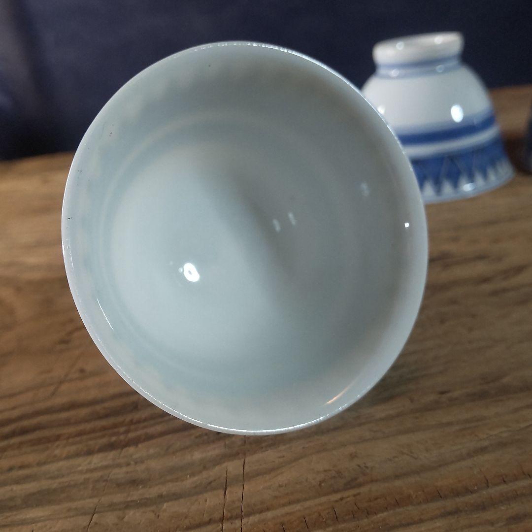 平安寿山　京焼　煎茶碗　6客セット　デッドストック品