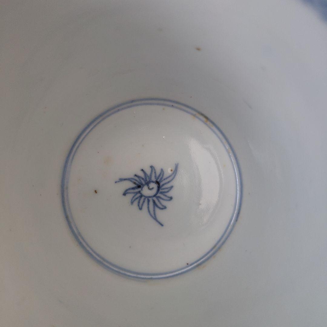 古伊万里 染付 蕎麦猪口 桜 紫陽花 花鳥文 雲龍文 肥前 時代物 江戸期