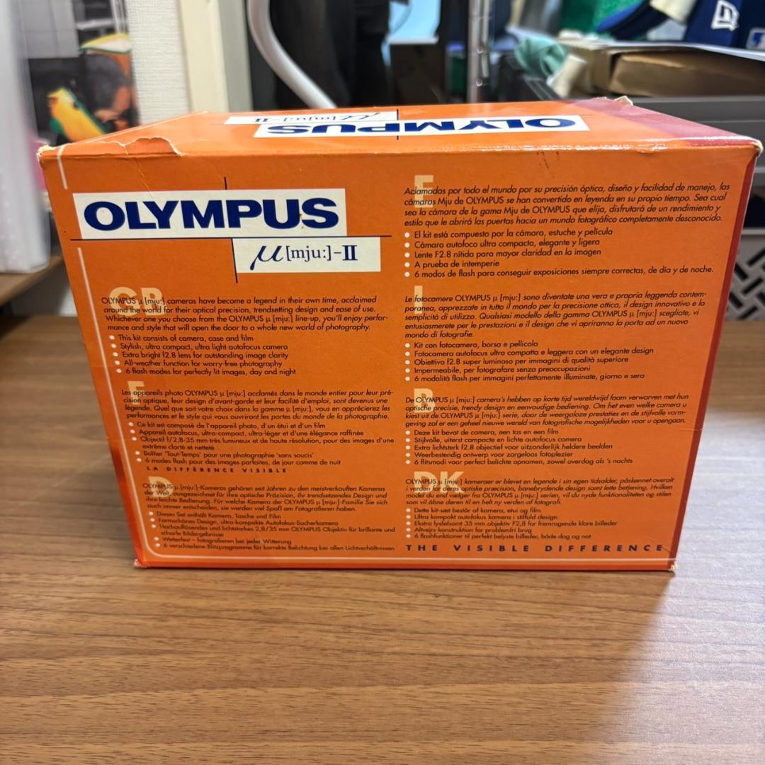 OLYMPUS μ [mju:] II フィルムカメラ ブラック 箱付き