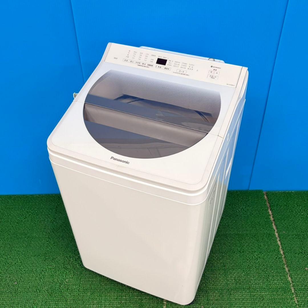 852 Panasonic 洗濯機 容量10kg エコナビ インバーター 極美品