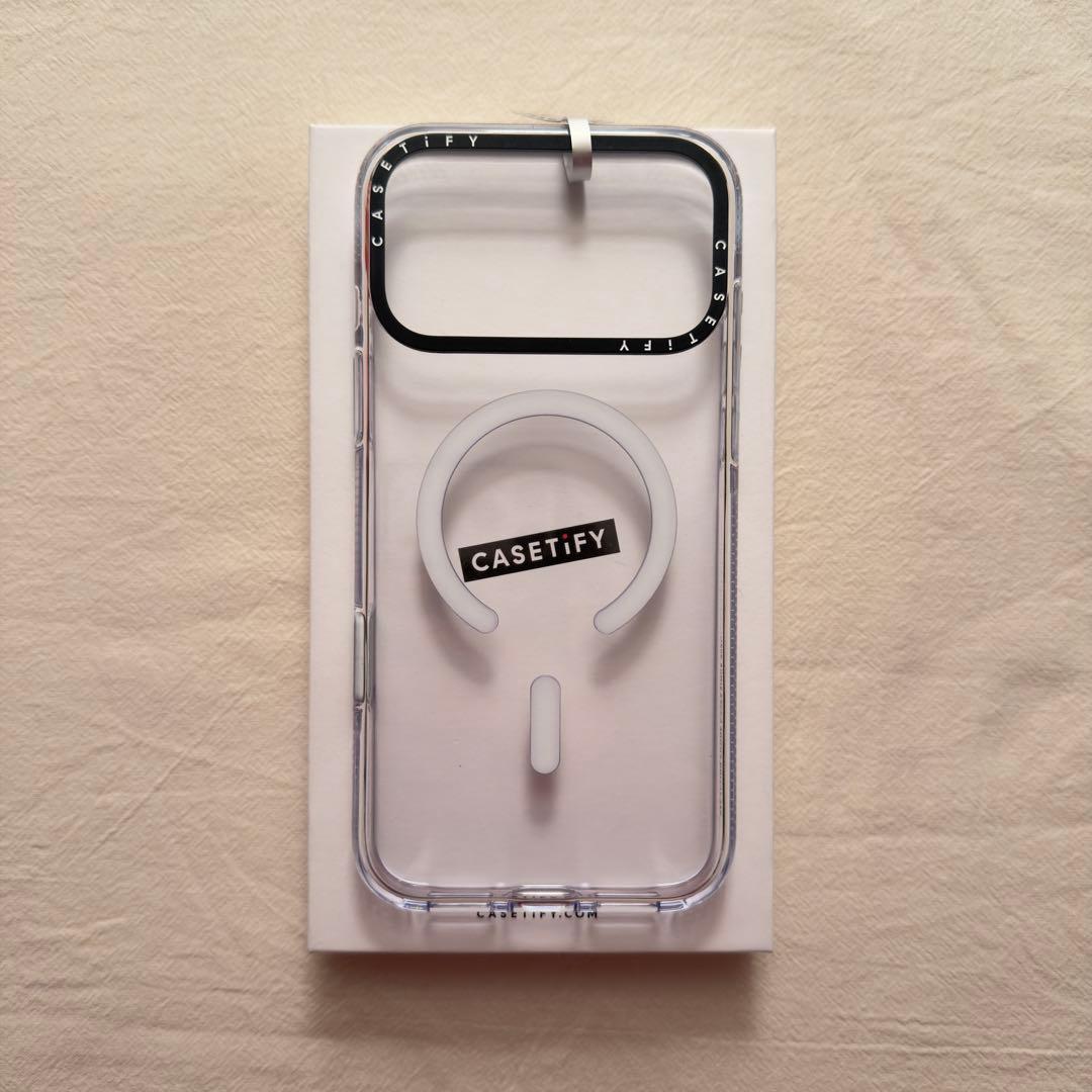 CASETiFY iPhone17ProMax用クリアケース(開封済み・未使用）