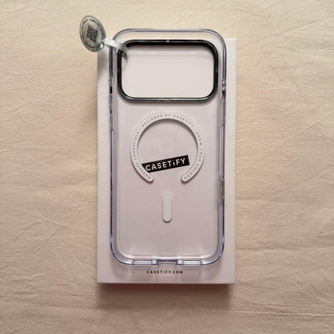 CASETiFY iPhone17ProMax用クリアケース(開封済み・未使用）