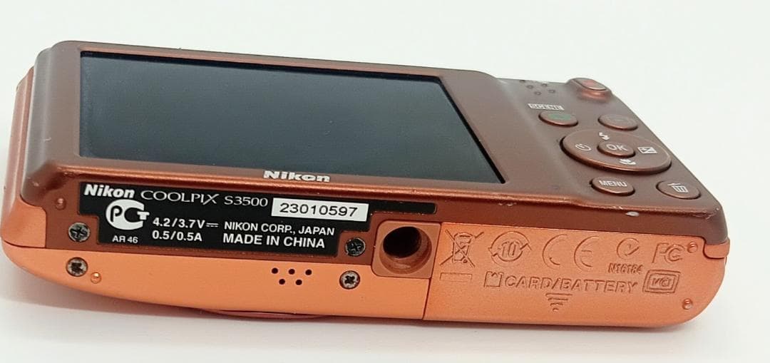 デジタルカメラ Nikon COOLPIX S3500 Orange 20.0MP