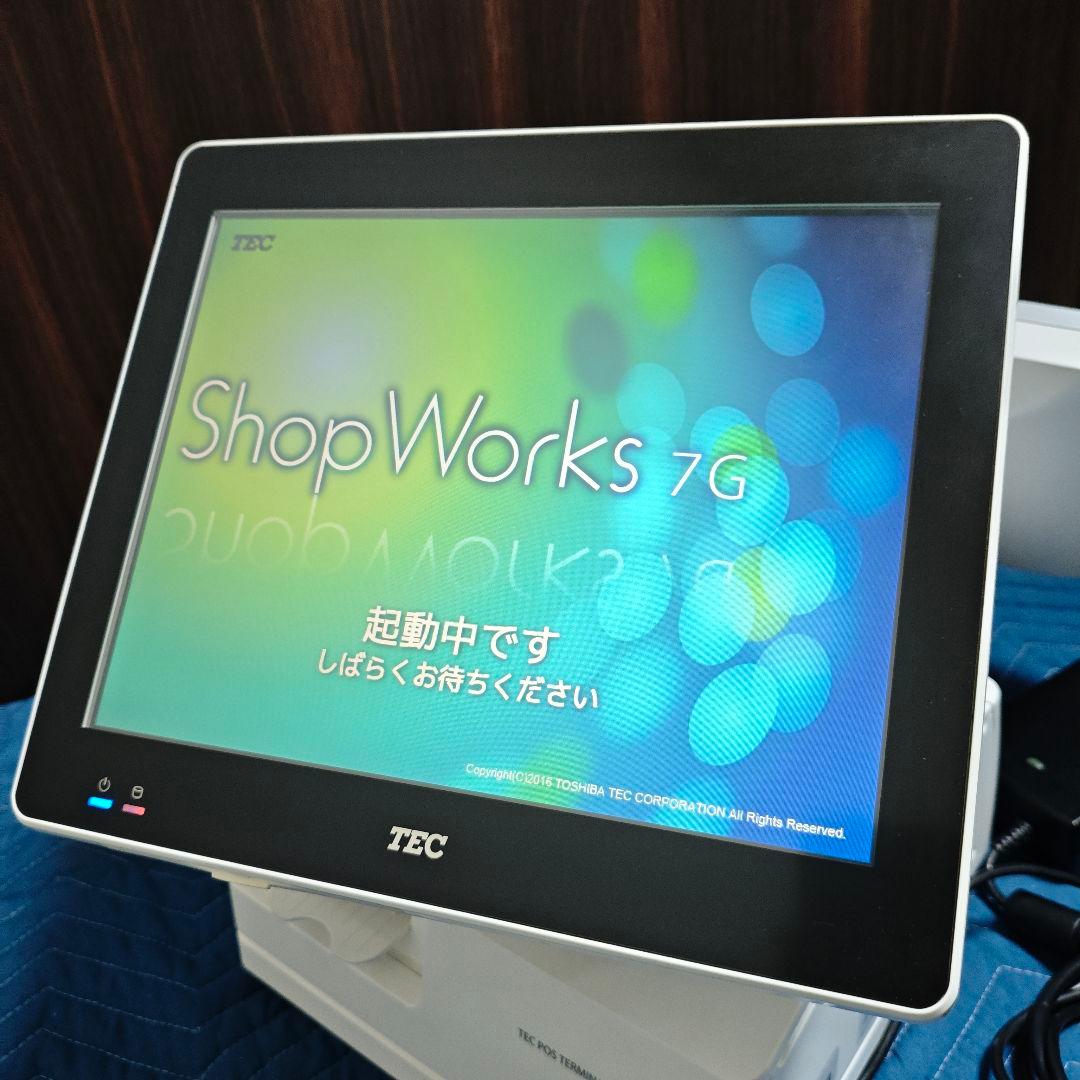 東芝TEC テック QT-200 ShopWorks7G 2画面サブ 入金確定