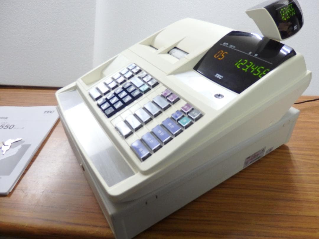 0220 5部門 MA-550 すぐ使える 設定無料 東芝テック レジスター