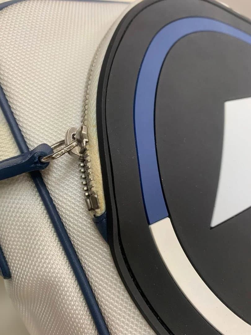 CHANEL エアライン ラウンド クロスボディ 白×青