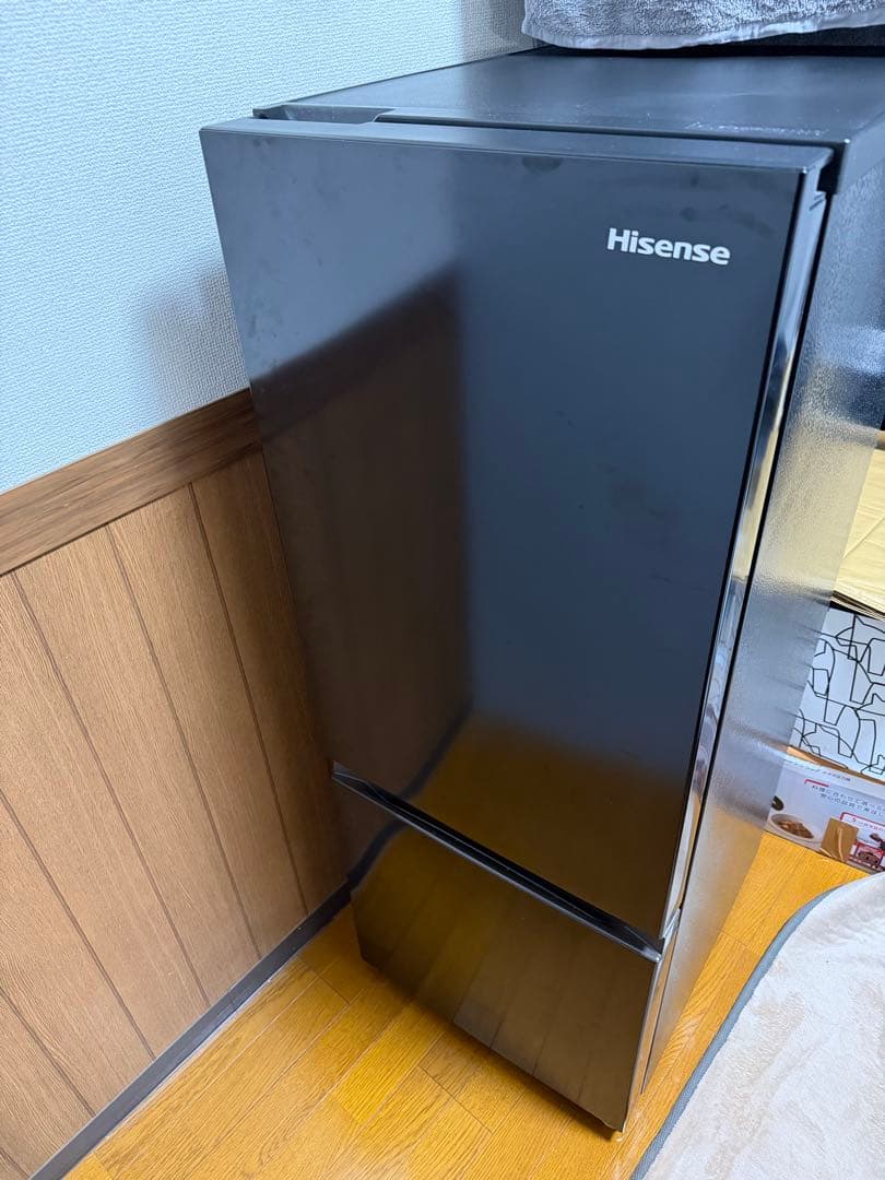 ハイセンス 冷蔵庫162L ブラック HR-D15FB B09N6WVHNN