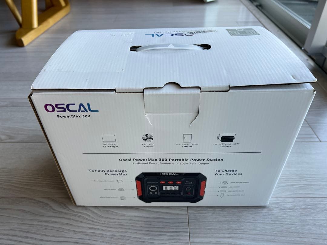 OSCAL PowerMax 300 ポータブル電源