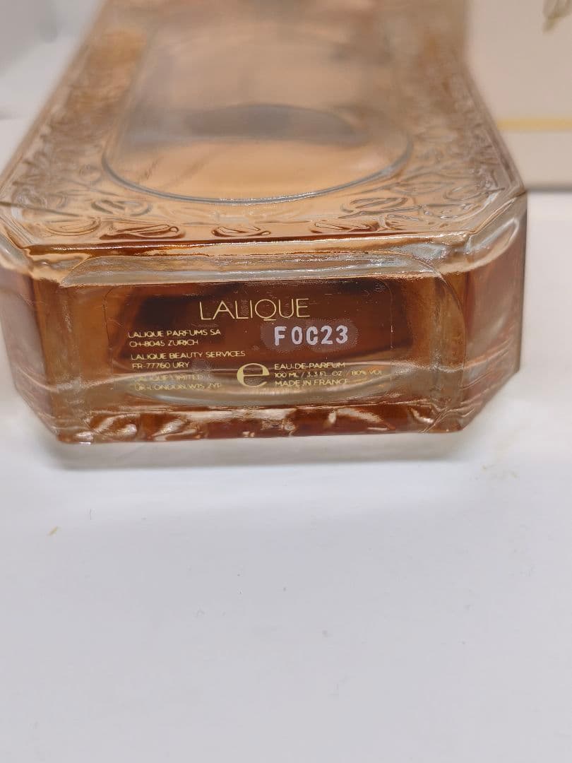 日本語ラベル　ラリック　ドゥ　ラリック　オードパルファム　100ml