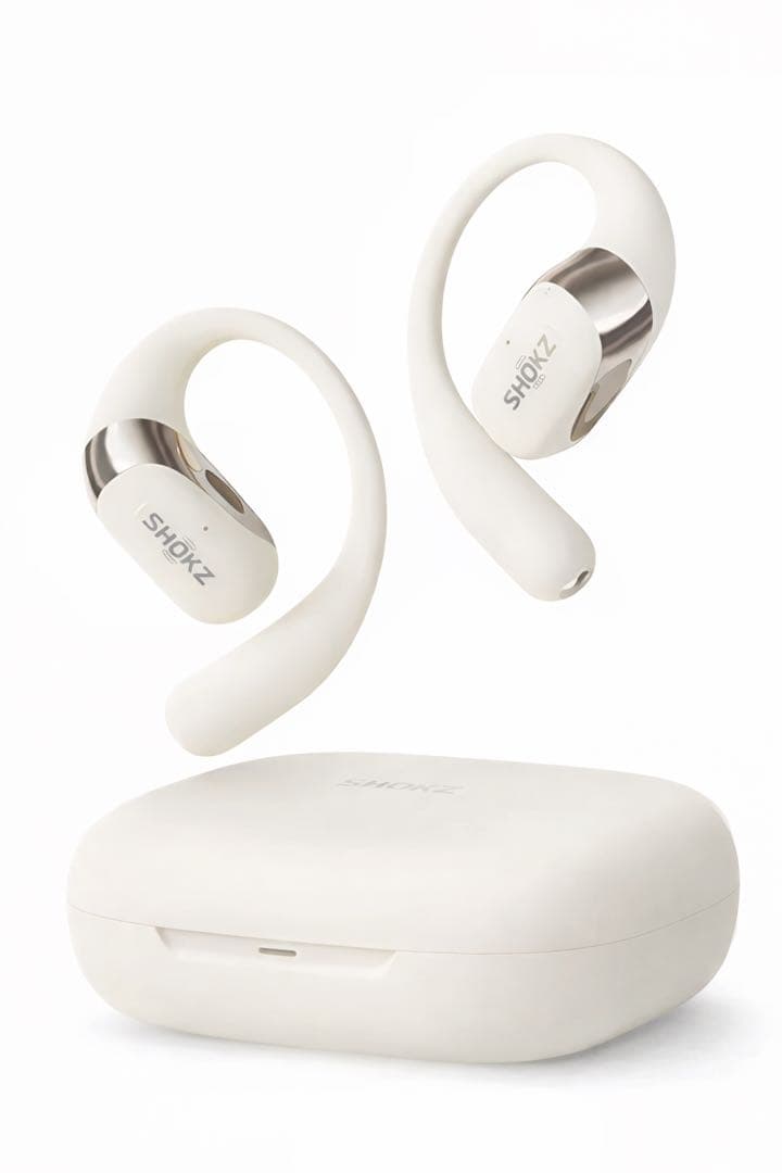 【美品】Shokz OpenFit 2 ベージュ オープンイヤー
