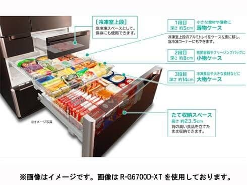 日立 冷蔵庫 大型 400L~500L 自動製氷機付 6ドア 観音開き