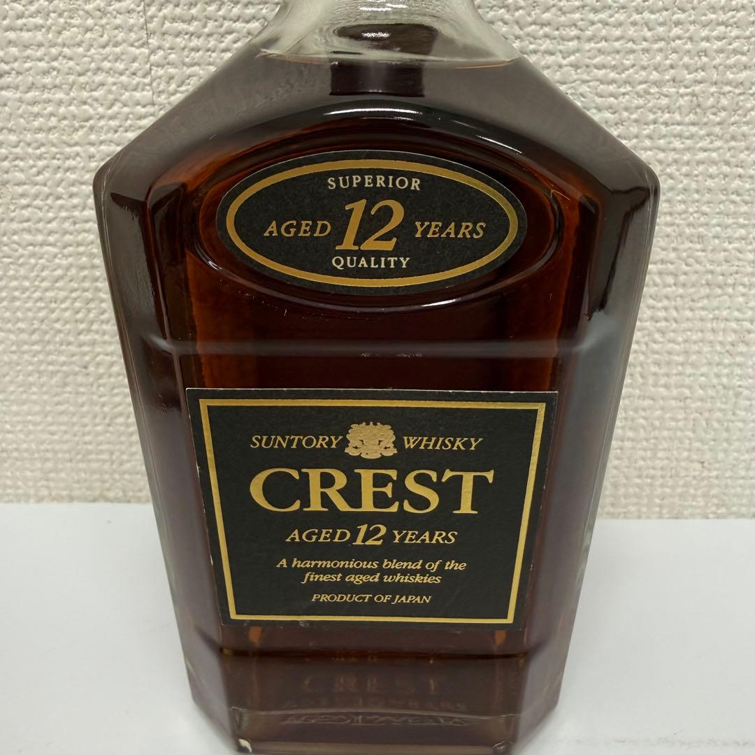 SUNTORY サントリー CREST クレスト 12年 750ml 43m%