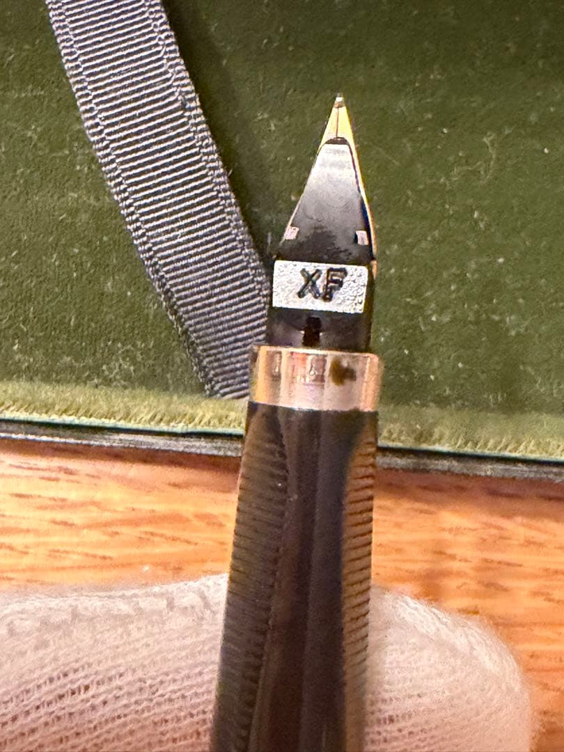Parker 75 Ciselé 万年筆 XF ＋ Parkerボールペン