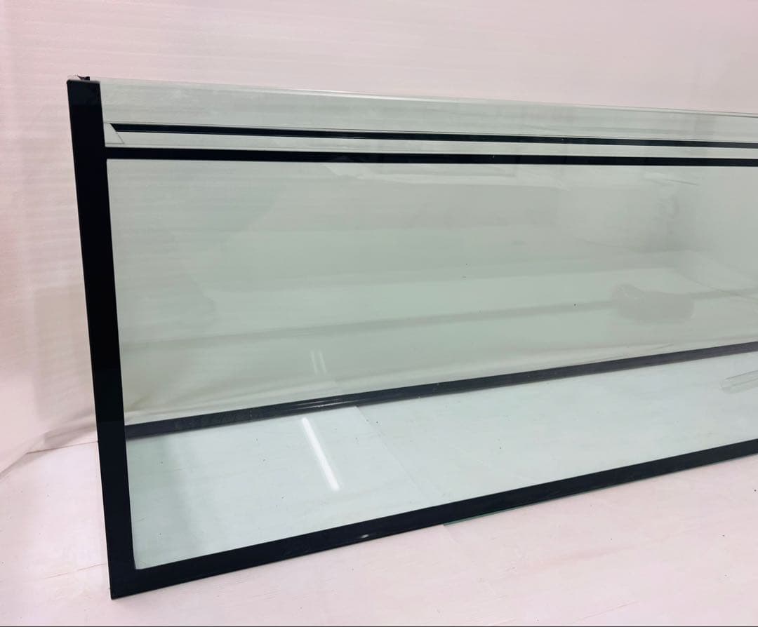 大型特注仕様1800ｘ325ｘ500㎜ ガラス水槽 フランジ加工付き　未使用品