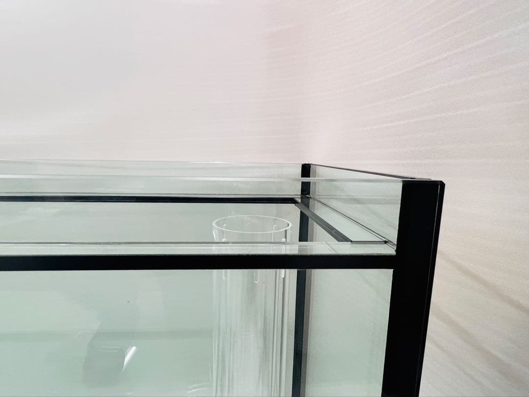 大型特注仕様1800ｘ325ｘ500㎜ ガラス水槽 フランジ加工付き　未使用品