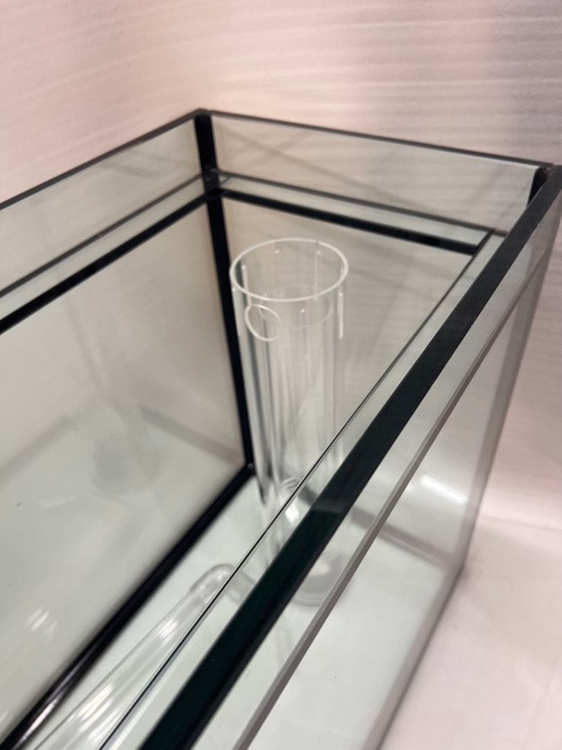 大型特注仕様1800ｘ325ｘ500㎜ ガラス水槽 フランジ加工付き　未使用品