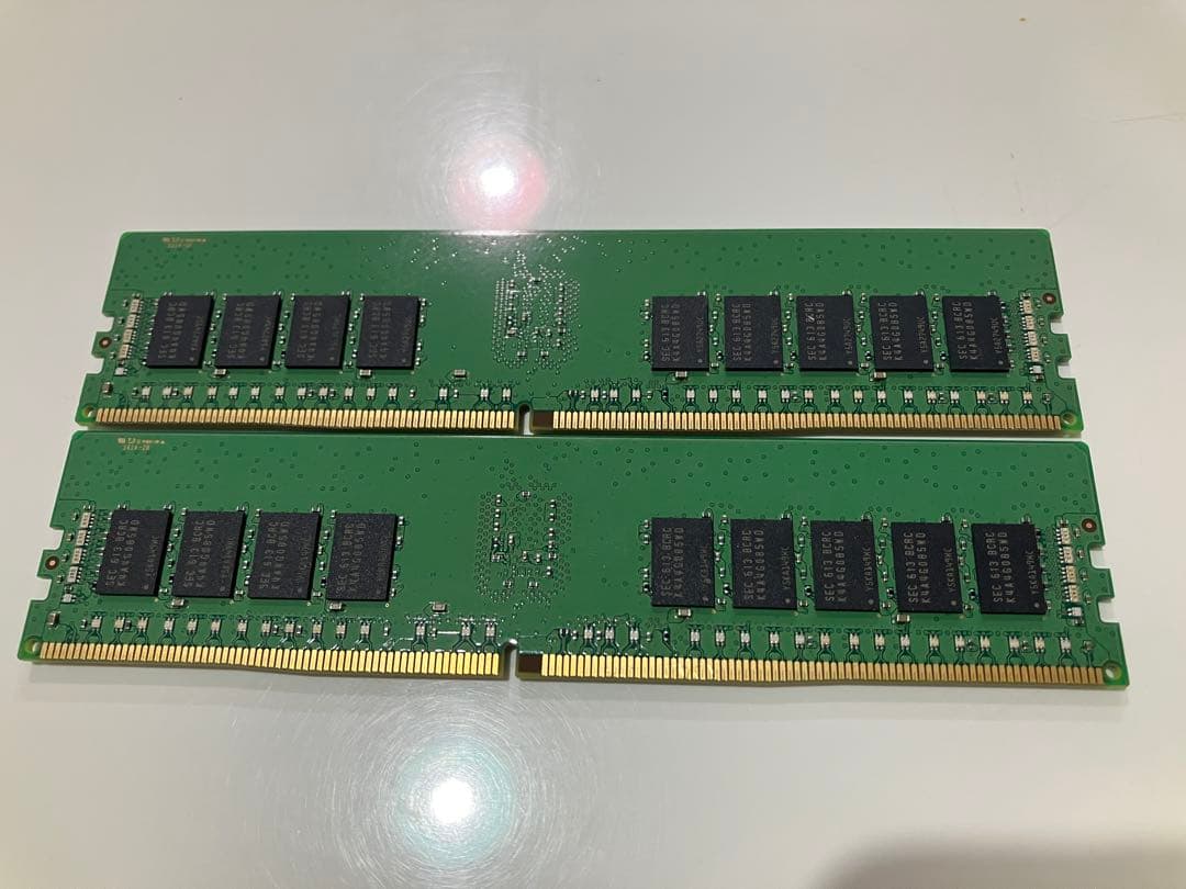 サムスンDDR4 メモリ 2枚セット 16GB