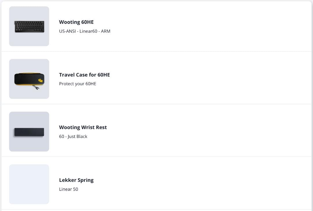 Wooting 60HE Gateron Jade リストレスト ケース 美品