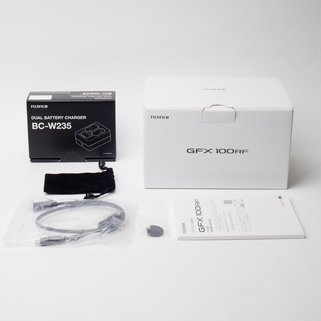 【GFX100RF ブラック】極美品 シャッター613回 木製グリップ等付属