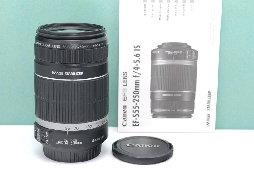 ☘️望遠レンズ✨ Canon EF-S 55-250mm IS 美品✨ 一眼レフ