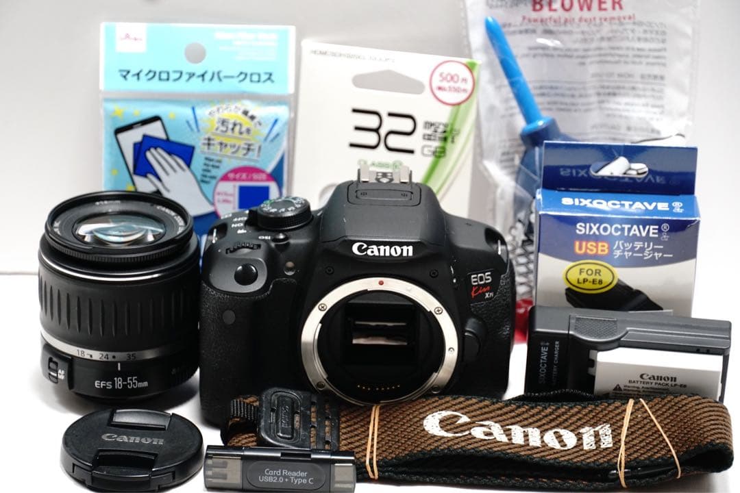 キャノン　Canon KissX7i レンズセット スマホ転送