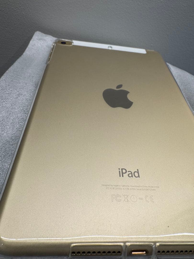 美品 iPad mini4 16GB Wi-Fi + Cellular ゴールド